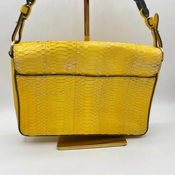 Tory Burch Mustard Mini Bag with Gold Accents - Picture 5 of 10